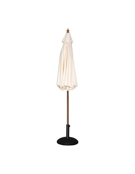 Parasol rond Bolero écru 3m - Ombre élégante