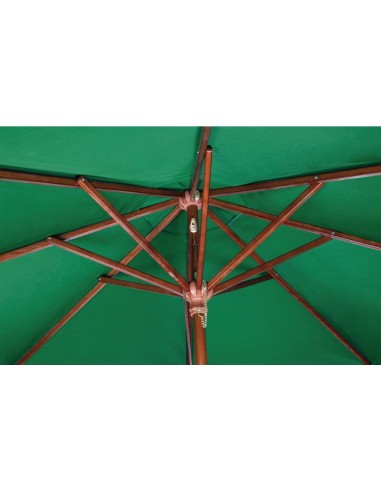 Parasol rond Bolero vert 3m - Ombre et protection