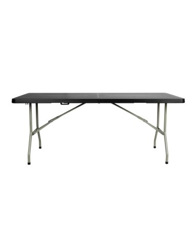 Table pliable Bolero noire 182 cm - CHR