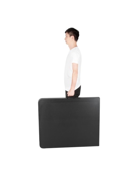 Table pliable Bolero noire 182 cm - CHR