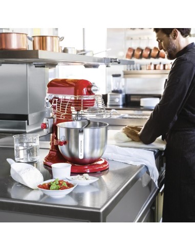 Batteur professionnel Kitchenaid 6,9L rouge - 5KSM7990XEER