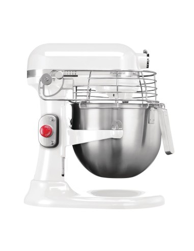 Batteur professionnel Kitchenaid 6,9L blanc - 325W