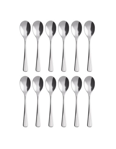 Cuillères à café Olympia Roma - lot de 12 inox poli