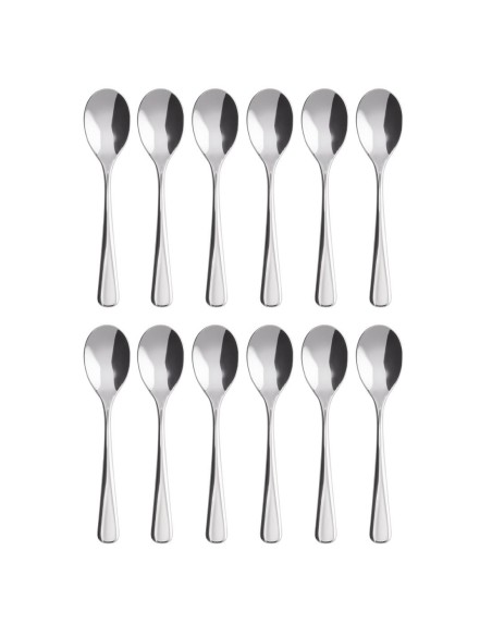 Cuillères à café Olympia Roma - lot de 12 inox poli