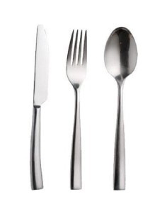 Echantillons 3 couverts Olympia Torino - Inox 18/10