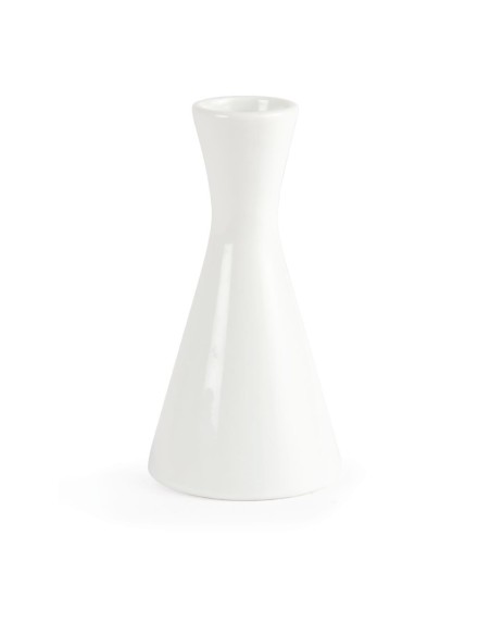 Vases bouteilles blancs 140mm Olympia - lot de 6