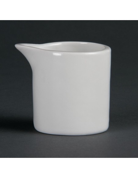 Pots à lait et crème Olympia Whiteware 57 ml (lot de 6)