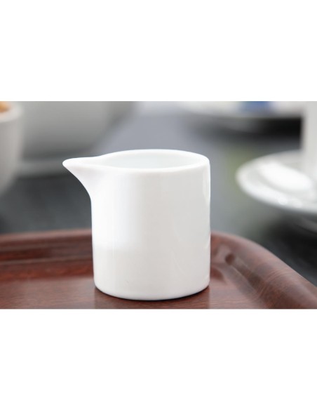 Pots à lait et crème Olympia Whiteware 57 ml (lot de 6)