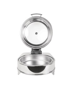 Chafing dish électrique rond Olympia 6 L - Inox 2