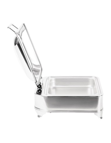 Chafing dish électrique carré Olympia 6L - inox