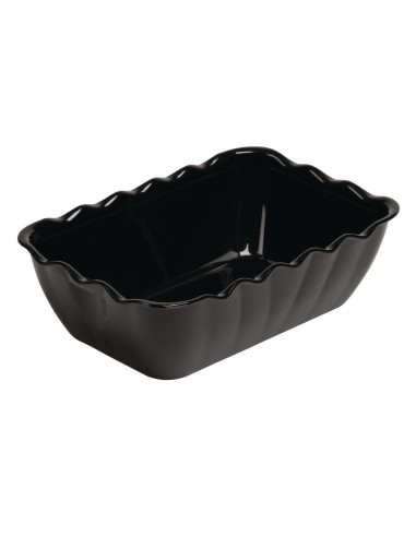 Saladier noir medium Olympia Kristallon 2 L - Durable et léger