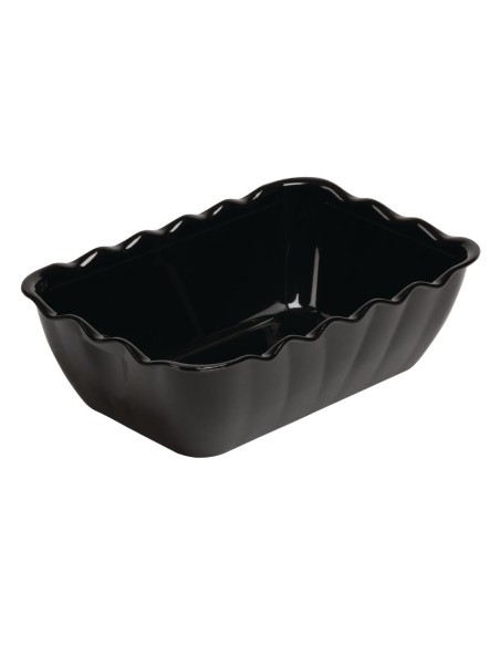 Saladier noir medium Olympia Kristallon 2 L - Durable et léger