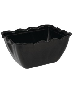 Petit saladier noir Olympia Kristallon 750 ml - léger et durable