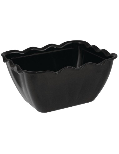 Petit saladier noir Olympia Kristallon 750 ml - léger et durable