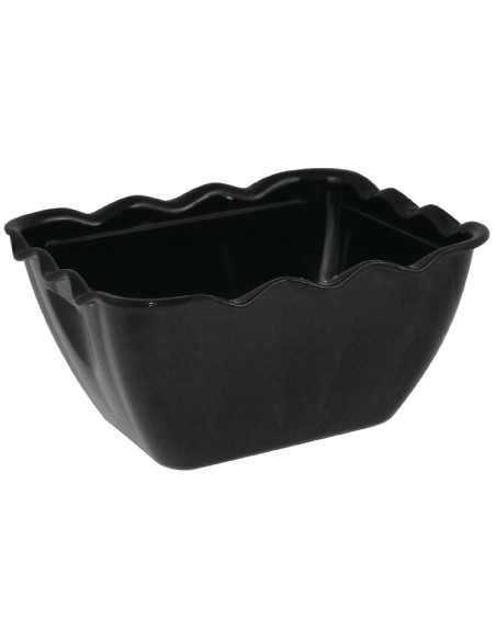 Petit saladier noir Olympia Kristallon 750 ml - léger et durable