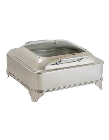Chafing dish électrique carré Olympia 6L - inox