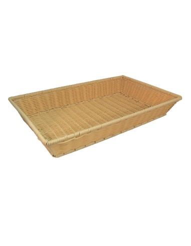 Panier en rotin polypropylène APS - GN 1/1