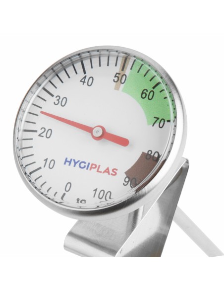 Thermomètre à café et à lait 125mm - Hygiplas