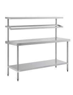 Grande table de préparation inox Vogue 1500x1800 mm