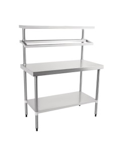Grande table de préparation inox Vogue 1500x1800 mm 2