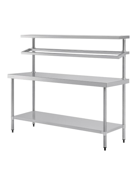 Grande table de préparation inox Vogue 1500x1800 mm