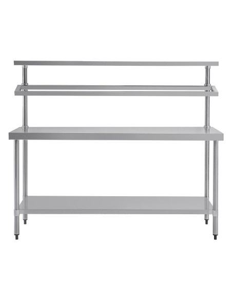 Grande table de préparation inox Vogue 1500x1800 mm