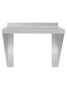 Etagère murale inox Vogue pour micro-ondes - 35 kg