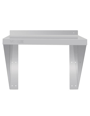 Etagère murale inox Vogue pour micro-ondes - 35 kg