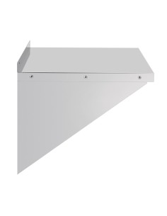Etagère murale inox Vogue pour micro-ondes - 35 kg 2