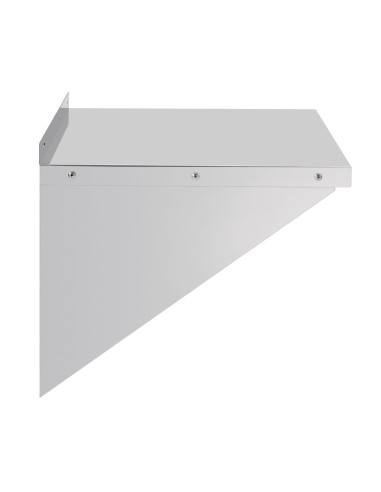 Etagère murale inox Vogue pour micro-ondes - 35 kg