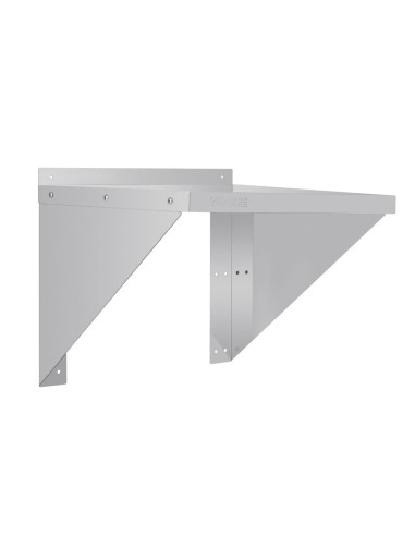 Etagère murale inox Vogue pour micro-ondes - 35 kg