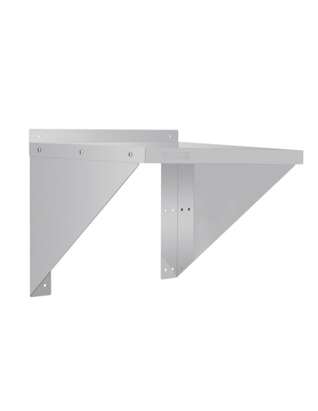 Etagère murale inox Vogue pour micro-ondes - 35 kg