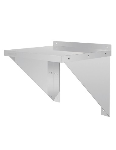 Etagère murale inox Vogue pour micro-ondes - 35 kg