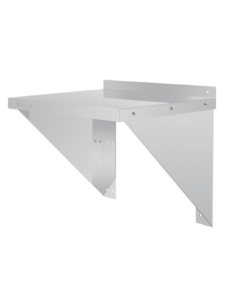 Etagère murale inox Vogue pour micro-ondes - 35 kg