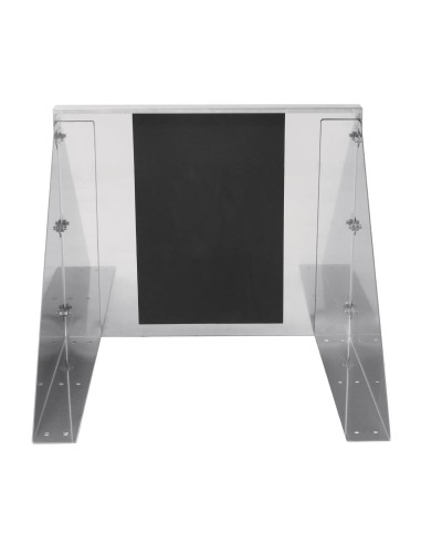 Etagère murale inox Vogue pour micro-ondes - 35 kg
