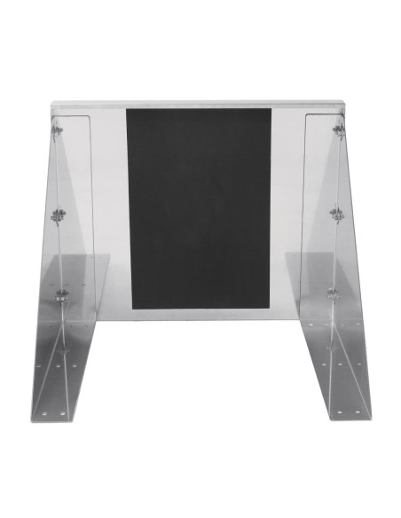 Etagère murale inox Vogue pour micro-ondes - 35 kg