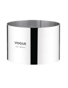 Cercle à mousse 90 x 60 mm Vogue - inox
