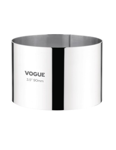Cercle à mousse 90 x 60 mm Vogue - inox