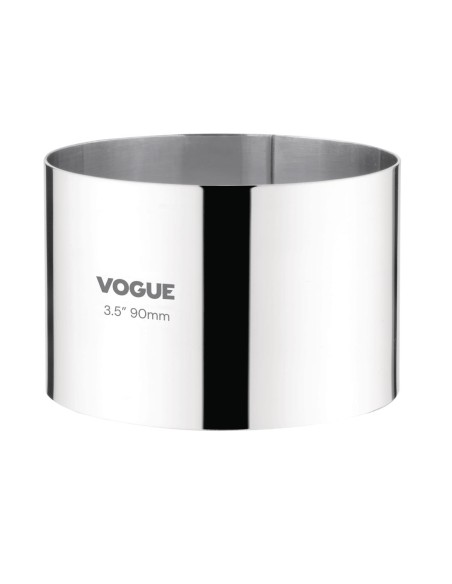 Cercle à mousse 90 x 60 mm Vogue - inox