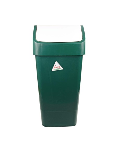 Poubelle polypropylène verte 50L - Scot Young