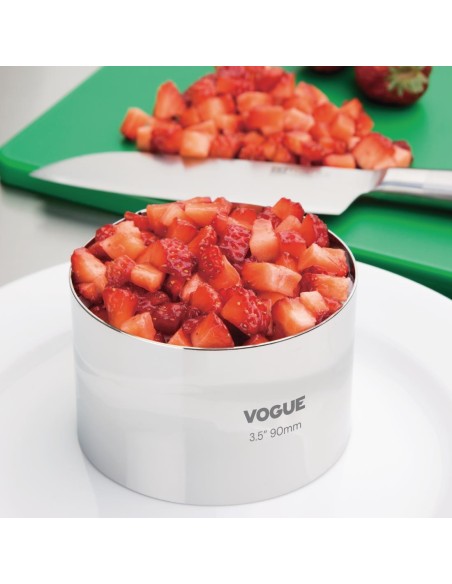 Cercle à mousse 90 x 60 mm Vogue - inox