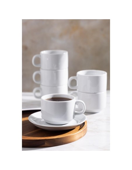 Tasses empilables Olympia Athena 200ml - Lot de 24