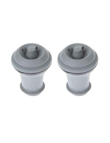 Bouchons de rechange Vacu Vin - Lot de 2 - Silicone noir