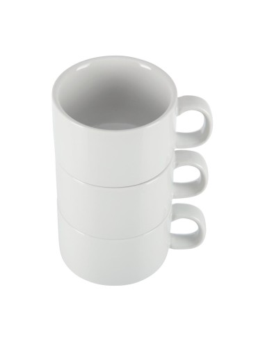 Tasses empilables Olympia Athena 200ml - Lot de 24