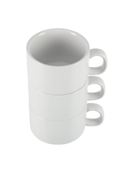 Tasses empilables Olympia Athena 200ml - Lot de 24
