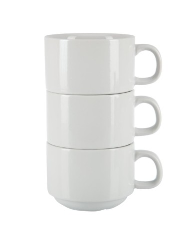 Tasses empilables Olympia Athena 200ml - Lot de 24