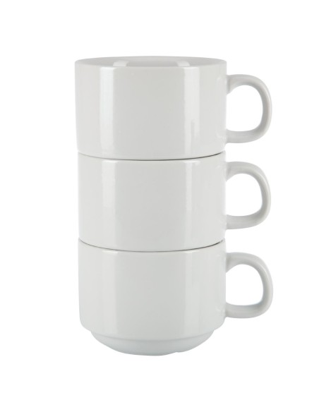 Tasses empilables Olympia Athena 200ml - Lot de 24