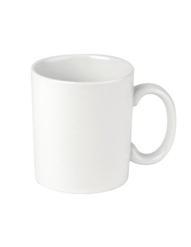 Mugs Olympia Athena 280 ml - lot de 12, porcelaine vitrifiée