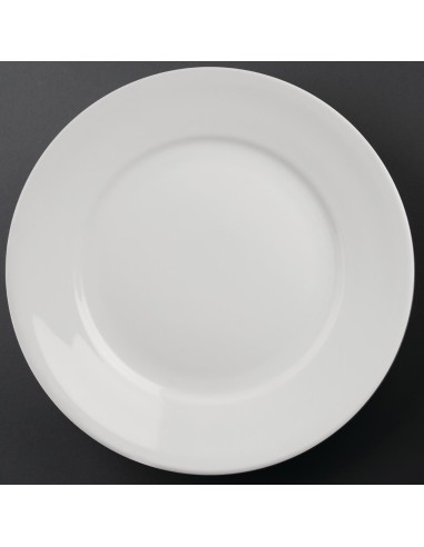 Assiettes bord large Olympia Athena 280mm - lot de 6