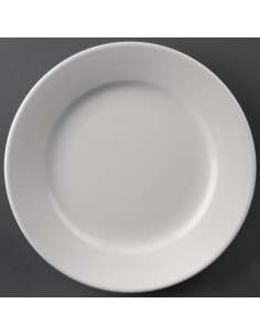 Assiettes à bord large Olympia Athena 165mm - Lot de 12